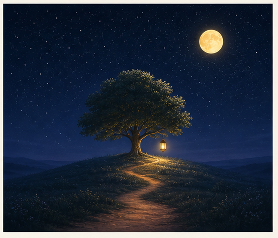Tahajjud prayer-window scene
